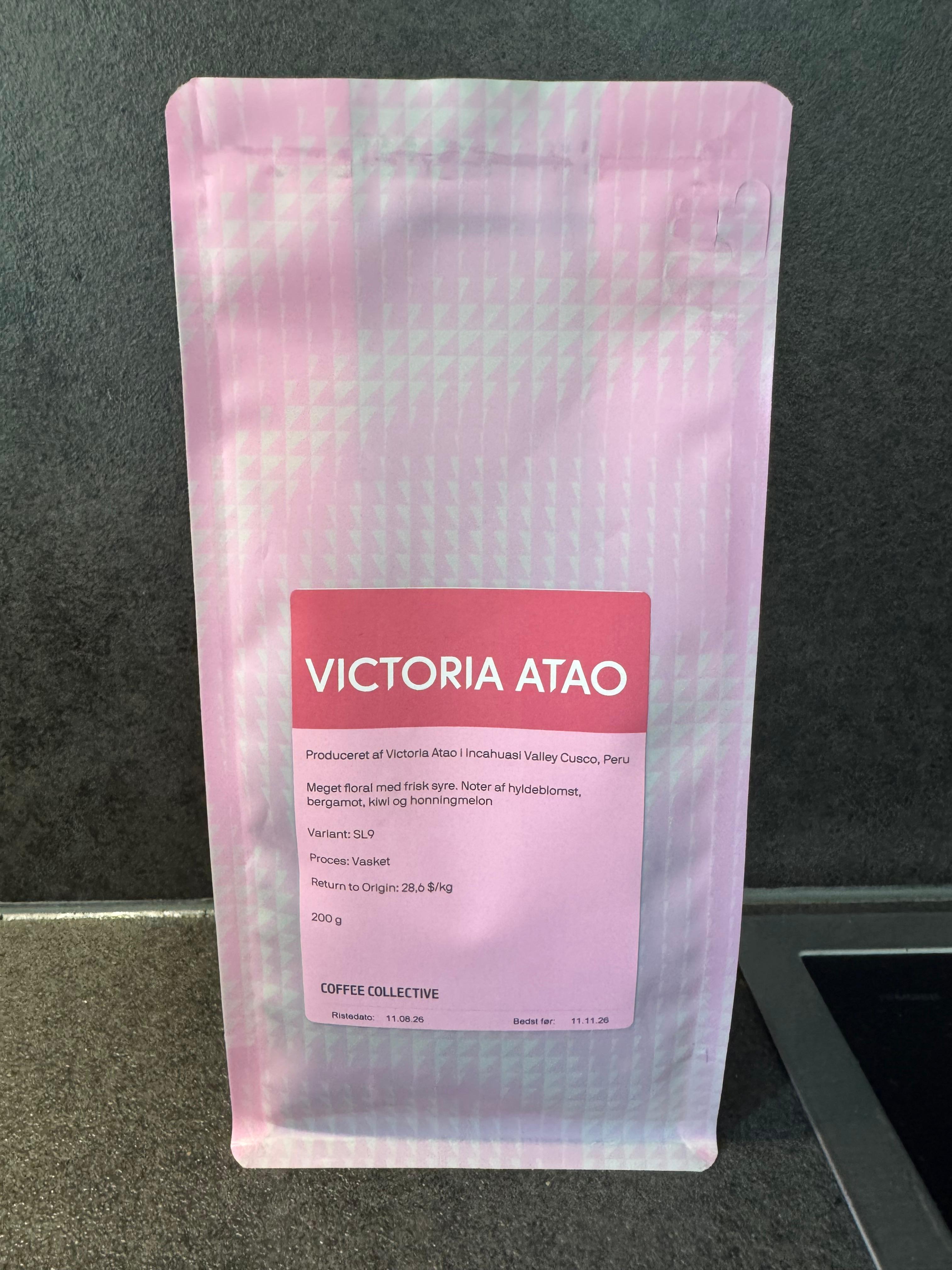 Bag of Coffee Collective Victoria Atao coffee beans